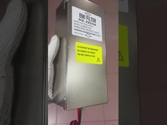 Filter Penekan RFI EMI Keluaran 440vac 40A Filter Kebisingan Inverter 15KW kualitas tinggi